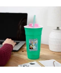 Silver Buffalo The Golden Girls "Squad Goals" Tumbler with Lid and Straw | Holds 32 Ounces