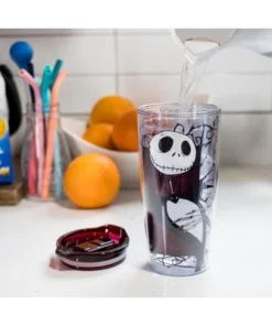 The Nightmare Before Christmas Silver Buffalo Nightmare Before Christmas Jack Frame 20oz Double Wall Travel Tumbler -Water Bottles Shop unnamed file 1037