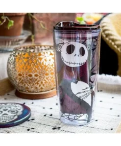 The Nightmare Before Christmas Silver Buffalo Nightmare Before Christmas Jack Frame 20oz Double Wall Travel Tumbler -Water Bottles Shop unnamed file 1038