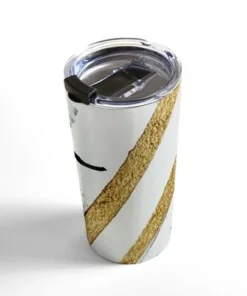 Society6 Alyssa Hamilton Art Armor 8 A Minimal Abstract Pie 20 oz Stainless Steel Travel Mug - Deny Designs