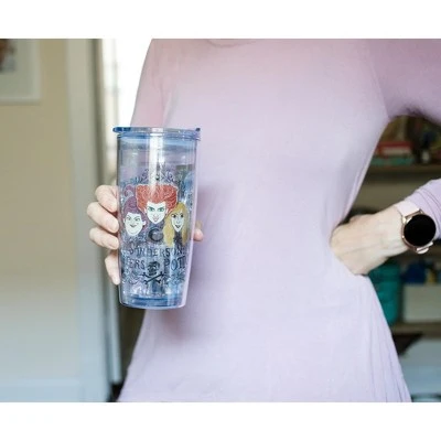Disney Silver Buffalo Hocus Pocus Sisters Potion 20oz Double Wall Travel Tumbler 3 Disney Silver Buffalo Hocus Pocus Sisters Potion 20oz Double Wall Travel Tumbler - Image 2