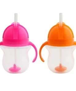 Munchkin Any Angle Click Lock Weighted 2pk Straw Trainer Cup - 7oz Blue/green -Water Bottles Shop unnamed file 1117