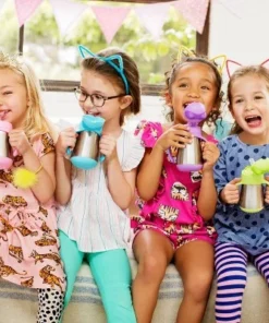 Munchkin Cool Cat Stainless Steel Straw Cup - 8oz Blue -Water Bottles Shop unnamed file 1152