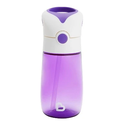 Munchkin Flip & Go Straw Cup - 12oz Blue 8 Munchkin Flip & Go Straw Cup - 12oz Blue - Image 6