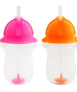 Munchkin 2pk Click Lock Weighted Straw Cup 10oz Pink -Water Bottles Shop unnamed file 1178