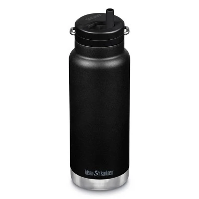 Klean Kanteen 32oz TKWide Insulated Stainless Steel with Twist Straw Cap Black 9 Klean Kanteen 32oz TKWide Insulated Stainless Steel with Twist Straw Cap Black - Image 7