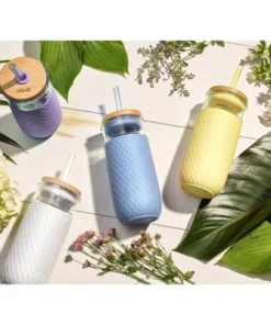 Ello Devon 18oz Glass Tumbler with Lid Purple -Water Bottles Shop unnamed file 1273