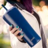 Zak Designs Zac Designs 30oz Stainless Steel Double Wall Vacuum Tumbler Indigo -Water Bottles Shop unnamed file 1323