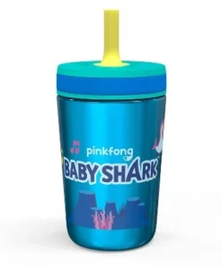 Baby Shark 12oz Stainless Steel Double Wall Kelso Tumbler - Zak Designs
