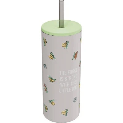 The Mandalorian 16oz Stainless Steel Double Wall Straw Tumbler - Zak Designs 7 The Mandalorian 16oz Stainless Steel Double Wall Straw Tumbler - Zak Designs - Image 5