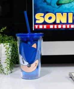Just Funky Sonic the Hedgehog Wink 16oz Carnival Cup 10 Just Funky Sonic the Hedgehog Wink 16oz Carnival Cup -Water Bottles Shop unnamed file 1412