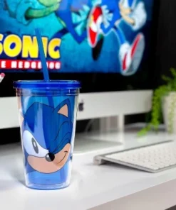 Just Funky Sonic the Hedgehog Wink 16oz Carnival Cup 11 Just Funky Sonic the Hedgehog Wink 16oz Carnival Cup -Water Bottles Shop unnamed file 1413
