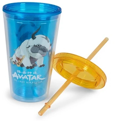 Surreal Entertainment Avatar: The Last Airbender Aang and Appa Carnival Cup With Straw | 16 Ounces 3 Surreal Entertainment Avatar: The Last Airbender Aang and Appa Carnival Cup With Straw | 16 Ounces