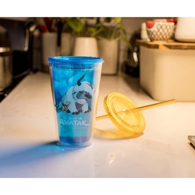 Surreal Entertainment Avatar: The Last Airbender Aang and Appa Carnival Cup With Straw | 16 Ounces 4 Surreal Entertainment Avatar: The Last Airbender Aang and Appa Carnival Cup With Straw | 16 Ounces - Image 2