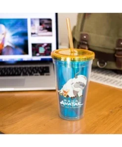 Surreal Entertainment Avatar: The Last Airbender Aang and Appa Carnival Cup With Straw | 16 Ounces 10 Surreal Entertainment Avatar: The Last Airbender Aang and Appa Carnival Cup With Straw | 16 Ounces -Water Bottles Shop unnamed file 1470