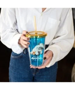 Surreal Entertainment Avatar: The Last Airbender Aang and Appa Carnival Cup With Straw | 16 Ounces 11 Surreal Entertainment Avatar: The Last Airbender Aang and Appa Carnival Cup With Straw | 16 Ounces -Water Bottles Shop unnamed file 1471