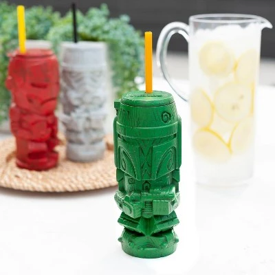 Beeline Creative, Inc. Beeline Creative Geeki Tikis Star Wars Boba Fett 21oz Plastic Tumbler 6 Beeline Creative, Inc. Beeline Creative Geeki Tikis Star Wars Boba Fett 21oz Plastic Tumbler - Image 4