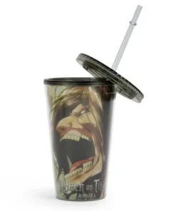 Funky People Attack On Titan Screaming 16oz Travel Cup