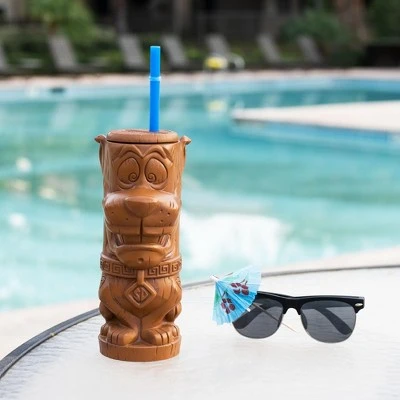 Beeline Creative Geeki Tikis Scooby-Doo Scooby Plastic Tumbler with Straw | Holds 20 Ounces 6 Beeline Creative Geeki Tikis Scooby-Doo Scooby Plastic Tumbler with Straw | Holds 20 Ounces - Image 4