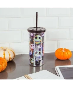 Silver Buffalo Disney The Nightmare Before Christmas Jack Skellington Faces Carnival Cup