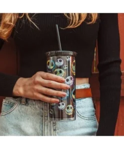 Silver Buffalo Disney The Nightmare Before Christmas Jack Skellington Faces Carnival Cup -Water Bottles Shop unnamed file 1572