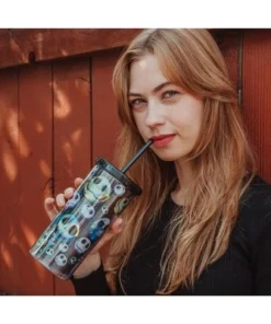 Silver Buffalo Disney The Nightmare Before Christmas Jack Skellington Faces Carnival Cup -Water Bottles Shop unnamed file 1573