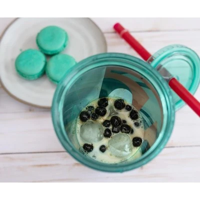 Silver Buffalo Star Wars Boba Fett Plastic Carnival Cup with Lid and Straw | 24 Ounces 5 Silver Buffalo Star Wars Boba Fett Plastic Carnival Cup with Lid and Straw | 24 Ounces - Image 3