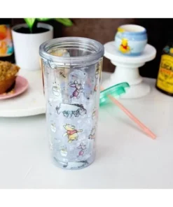 Silver Buffalo Disney Winnie the Pooh Character Toss Acrylic Carnival Cup with Lid and Straw -Water Bottles Shop unnamed file 1597