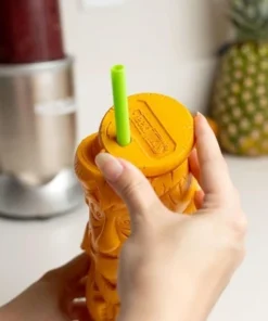 Beeline Creative Geeki Tikis Scooby-Doo Shaggy Plastic Tumbler with Straw | Holds 20 Ounces -Water Bottles Shop unnamed file 1607