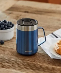 Contigo 14oz Stainless Steel Vacuum-Insulated Mug with Handle Salt 29 Contigo 14oz Stainless Steel Vacuum-Insulated Mug with Handle Salt -Water Bottles Shop unnamed file 1720