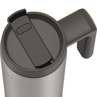 Thermos 18oz Stainless Steel Mug - Stainless with Black Lid 5 Thermos 18oz Stainless Steel Mug - Stainless with Black Lid - Image 3