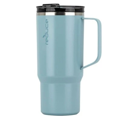 Reduce 24oz Hot1 Insulated Stainless Steel Tumbler with Handle - Eucalyptus 3 Reduce 24oz Hot1 Insulated Stainless Steel Tumbler with Handle - Eucalyptus