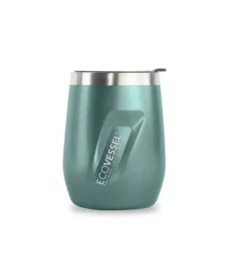 EcoVessel PORT 10oz Insulated Stainless Steel Stemless Wine Glass / Whiskey / Cocktail Tumbler Rose Gold -Water Bottles Shop unnamed file 1853