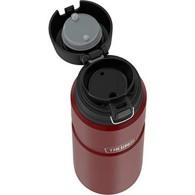 Thermos 24oz Stainless King Drink Bottle (SK4000MR4) - Matte Red 6 Thermos 24oz Stainless King Drink Bottle (SK4000MR4) - Matte Red - Image 4