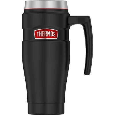 Thermos 16 oz. Stainless King Insulated Stainless Steel Travel Mug with Handle 3 Thermos 16 oz. Stainless King Insulated Stainless Steel Travel Mug with Handle