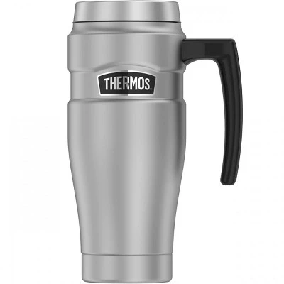 Thermos 16 oz. Stainless King Insulated Stainless Steel Travel Mug with Handle 7 Thermos 16 oz. Stainless King Insulated Stainless Steel Travel Mug with Handle - Image 5