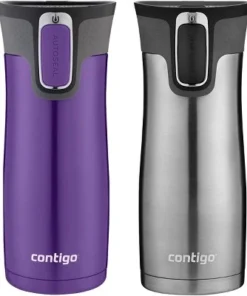 Contigo 16 oz. West Loop 2.0 Insulated Stainless Steel Travel Mug - 2-Pack -Water Bottles Shop unnamed file 2049