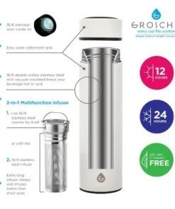 GROSCHE CHICAGO Tea Infuser Travel Flask 16 GROSCHE CHICAGO Tea Infuser Travel Flask -Water Bottles Shop unnamed file 2065