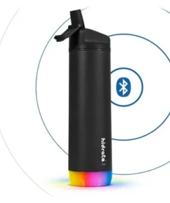 Hidrate Spark HidrateSpark PRO 21oz Vacuum Insulated Stainless Steel Bluetooth Smart Water Bottle with Straw Lid Black -Water Bottles Shop unnamed file 213