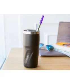 EcoVessel 16oz Metro Insulated Stainless Steel Tumbler and Travel Mug - Gray -Water Bottles Shop unnamed file 2179