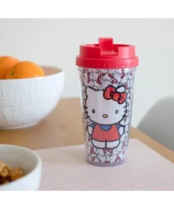 Silver Buffalo Hello Kitty All-Over Faces 16oz Double Wall Plastic Travel Mug -Water Bottles Shop unnamed file 2225
