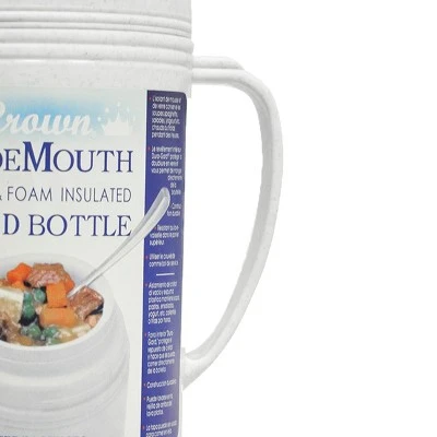 Brentwood 1.0L Wide Mouth Mouth Glass Vacuum/Foam Insulated Food Thermos 5 Brentwood 1.0L Wide Mouth Mouth Glass Vacuum/Foam Insulated Food Thermos - Image 3