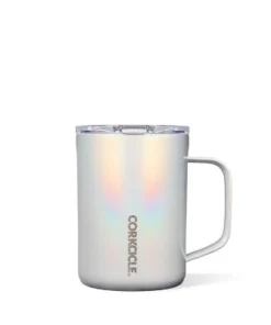 Corkcicle Sparkle 16 Oz Coffee Mug Triple Insulated Stainless Steel Cup