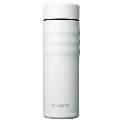 Kyocera Twist Pearl White Ceramic 17 Ounce Insulated Hot & Cold Travel Mug 3 Kyocera Twist Pearl White Ceramic 17 Ounce Insulated Hot & Cold Travel Mug