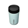 Corkcicle Commuter Cup 9 Ounce Insulated Stainless Steel Spill Proof Travel Coffee Mug with Sip Lid for Hot and Cold Drinks, Gloss Powder Blue