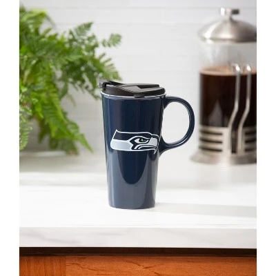 Evergreen Seattle Seahawks, 17oz Boxed Travel Latte 4 Evergreen Seattle Seahawks, 17oz Boxed Travel Latte - Image 2