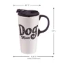 Evergreen Ceramic Travel Cup w/Box, 17 oz., Dog Mom -Water Bottles Shop unnamed file 2512