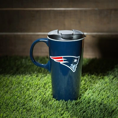 Evergreen New England Patriots, 17oz Boxed Travel Latte 3 Evergreen New England Patriots, 17oz Boxed Travel Latte