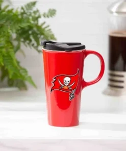 Evergreen Tampa Bay Buccaneers, 17oz Boxed Travel Latte