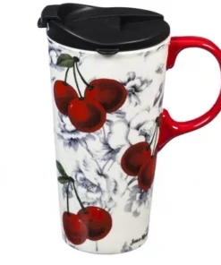 Evergreen Ceramic Travel Cup, 17 OZ. ,w/box, Home Sweet Home -Water Bottles Shop unnamed file 2546